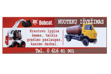 „Bobcato“ paslaugos