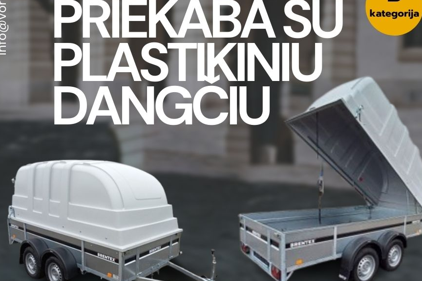 Su plastikiniu dangčiu Nuoma